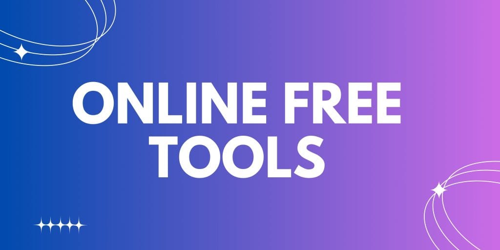 Online Free Tools website